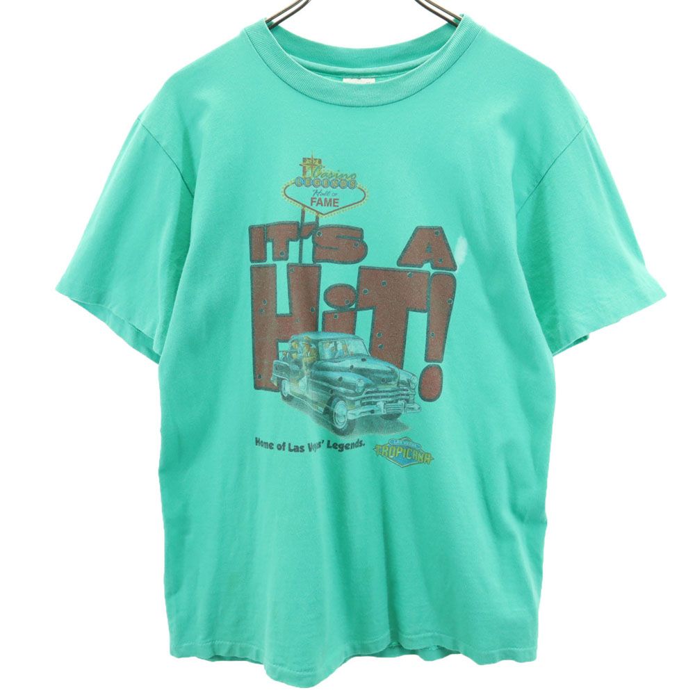 古着 anbil アンビル 90s USA製 オールド 半袖 Tシャツ M エメラルドグリーン メンズ 【中古】 【PD】