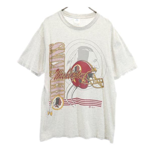 ベルトン 90s オールド USA製 プリント 半袖 Tシャツ L グレー系 BELTON メンズ 【中古】 【230622】 メール便可