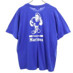 横浜マリノス サッカー 半袖 Tシャツ LL ブルー ファンクラブ メンズ 【中古】 【240328】 メール便可