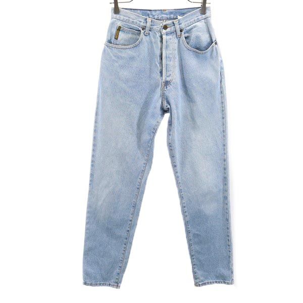 アルマーニジーンズ イタリア製 テーパードデニムパンツ w29 ARMANI JEANS ボタンフライ ジーンズ レディース 【中古】 【240422】