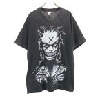 【中古】 ホワイトゾンビ 90s USA製 FREAKAZOID HEAVEN DOUBLE 両面プリント 半袖 Tシャツ L 黒 white zombie 1995年 ヴィンテージ メンズ 【210624】 メール便可