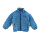 パタゴニア ダウンジャケット 3T ブルー系 patagonia アウトドア キッズ 【中古】 【231112】