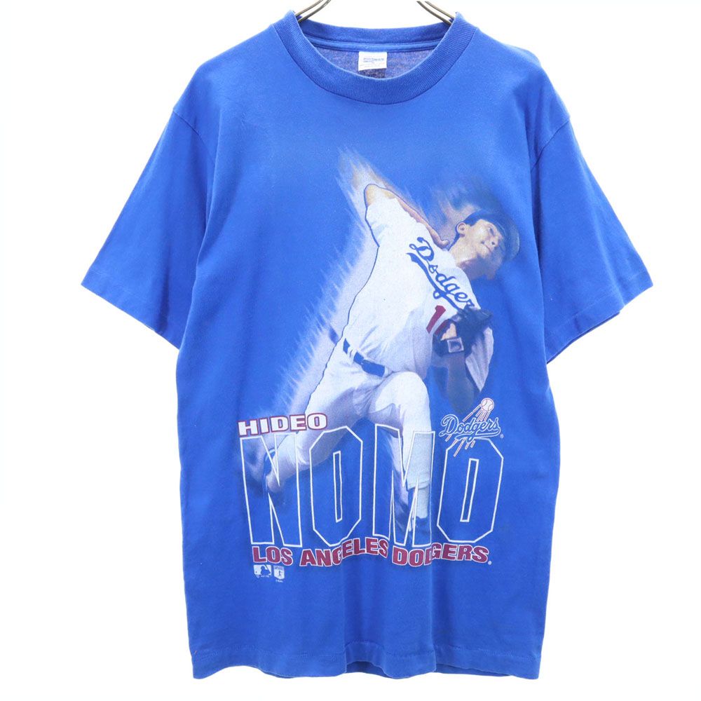 SALEM SPORTSWEAR 90s Dodgers オールド 半袖 Tシャツ M ブルー系 NOMO HIDEO メンズ 【中古】 【240330】