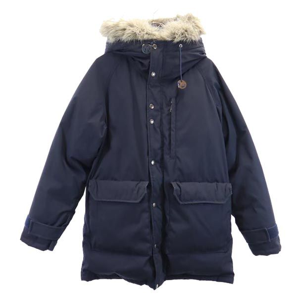 ザノースフェイス パープルレーベル ND2756N ロングセロー ダウンジャケット M ネイビー THE NORTH FACE PURPLE LABEL ファー フード アウトドア メンズ 【中古】 【231112】 【PD】