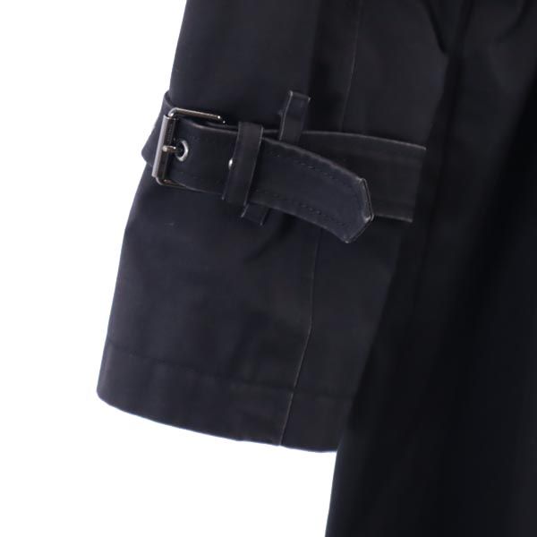 古着 BURBERRY BLUE LABEL バーバリーブルーレーベル 日本製 三陽商会 トレンチコート 36 ブラック レディ space01-10623345 古着、USED専門百貨店BIG2nd サンプル画像3