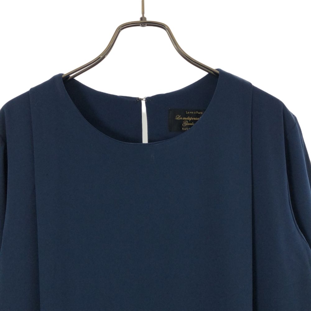 古着 ナノユニバース nano universe 長袖 ワンピース F ネイビー レディース 【中古】 【PD】