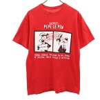 オールド 90s 半袖 ペペ・ル・ピュー Tシャツ レッド OLD PEPE LE PEW メンズ 【中古】 【240415】 メール便可