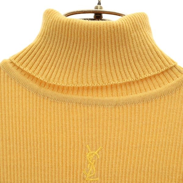 古着 未使用 YVES SAINT LAURENT イヴサンローラン ウールブレンド 長袖 タートル...
