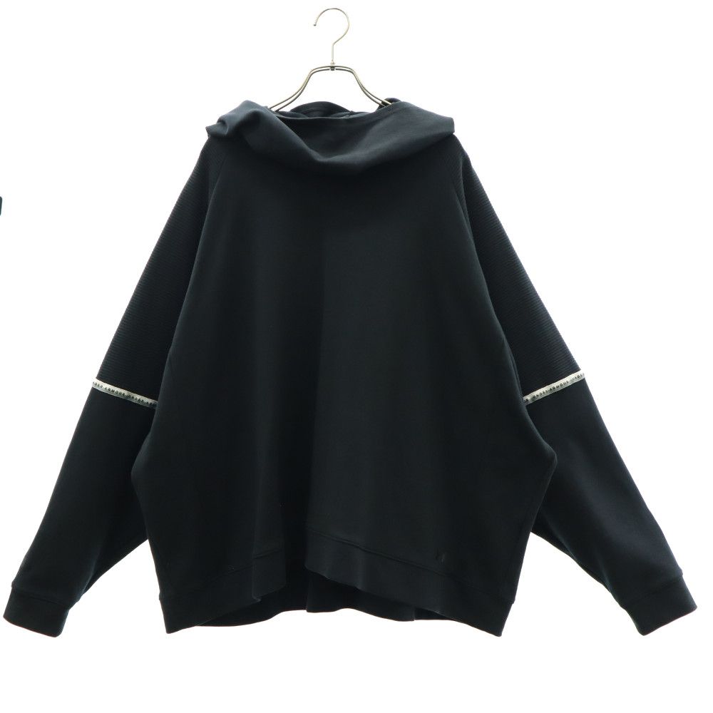 古着 アンダーアーマー UNDER ARMOUR トレーニング 長袖 スポーツ パーカー LG ブラック プルオーバー レディース 【中古】