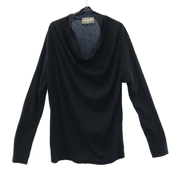 Rakuten - ジージーディー デザイン 長袖Tシャツ L ブラック GGD メンズ 古着 221110