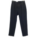 古着 STUDIOUS ステュディオス テーパードパンツ 2 ブラック レディース 【中古】