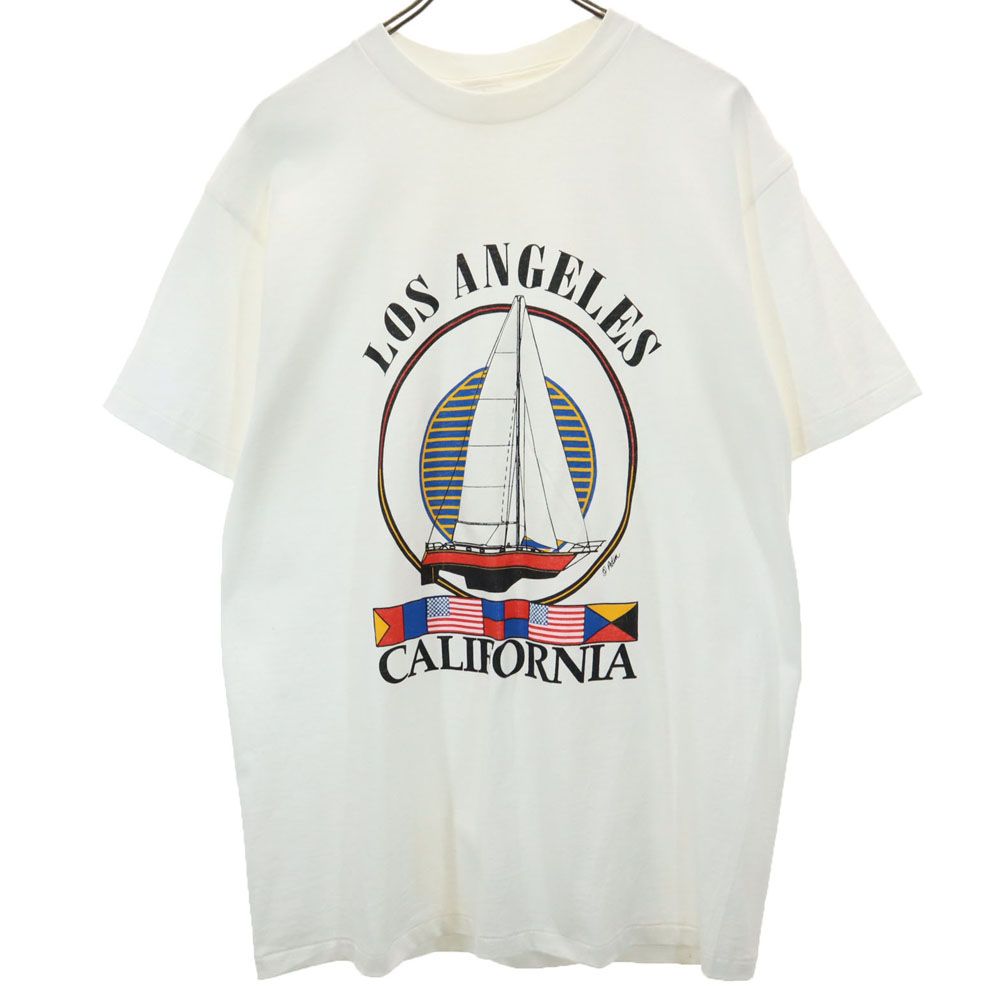 古着 anbil アンビル 90s USA製 オールド 半袖 Tシャツ L ホワイト メンズ 【中古】 【PD】