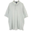 ランズエンド ビッグサイズ 半袖 ポロシャツ XXL グレー LANDS' END メンズ 【中古】 【230719】(4)
