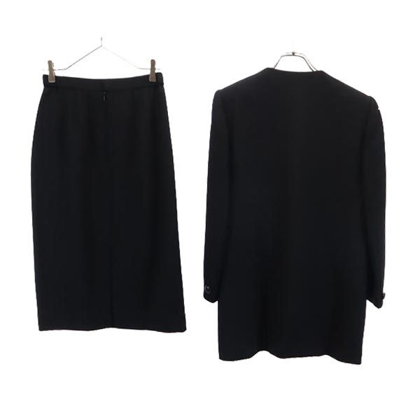 ジバンシィ 日本製 スカートスーツ 上下セットアップ 12AB 黒 GIVENCHY HI FORMAL レディース 【中古】 【231114】 【PD】