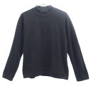 古着 コフレプロジェ カシミヤ100% 長袖 ハイネック セーター M ブラック ニット メンズ 【中古】