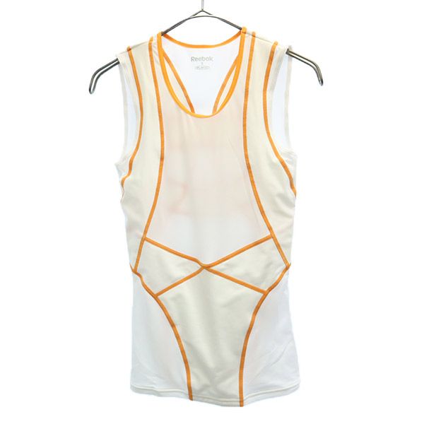 古着 Reebok リーボック トレーニング タンクトップ S ホワイト スポーツ レディース 【中古】