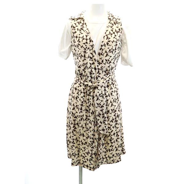 ダイアンフォンファステンバーグ　チェーン柄　襟付きカシュクールワンピース2サイズ 楽天市場】DIANE von FURSTENBERG カシュクール ワンピースの通販