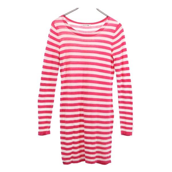 古着 LACOSTE ラコステ ボーダー 長袖 