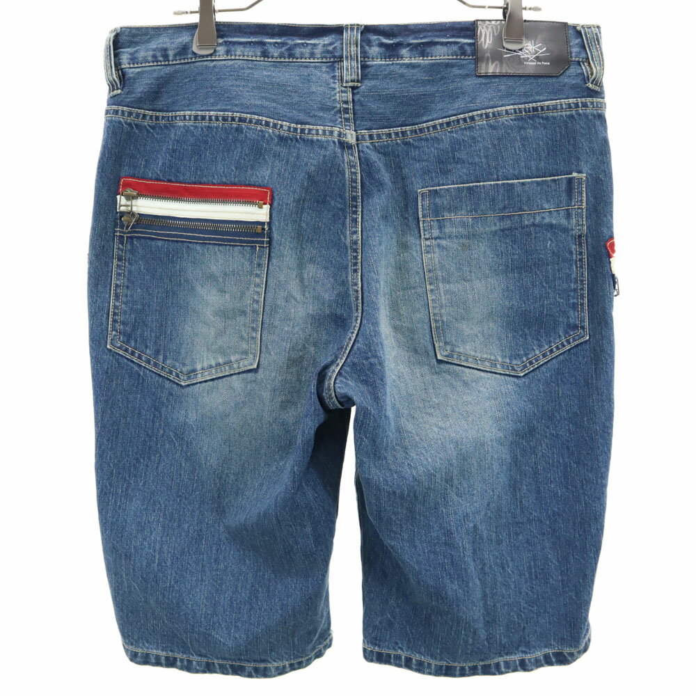 古着 ネレック nelek デニムショートパンツ W34 インディゴブルー メンズ 【中古】