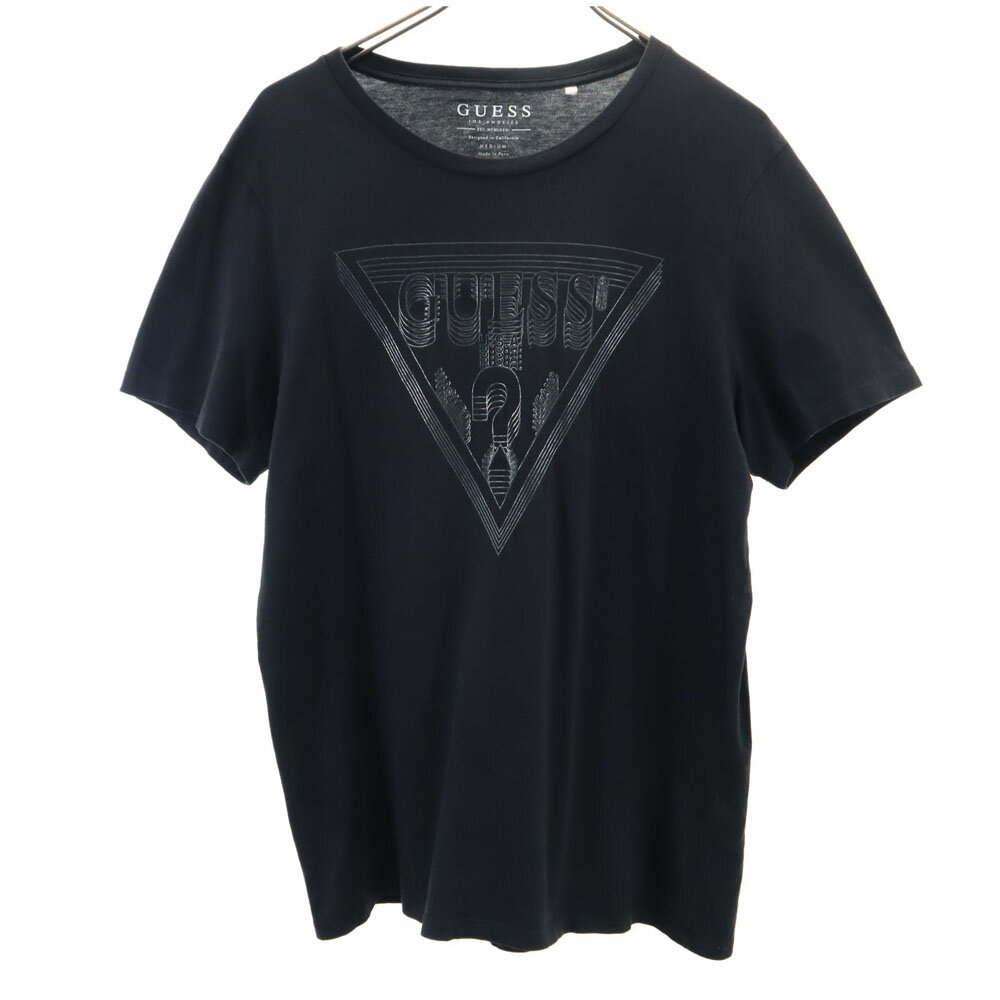 古着 ゲス Guess 半袖 Tシャツ M ブラック メンズ 【中古】