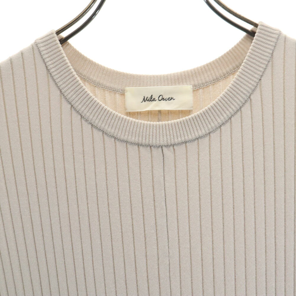 古着 Mila Owen ミラオーウェン 09WN0202253 ノースリーブ スカートレイヤードニット ワンピース 0 アイボリー レディース 【中古】 【PD】 space01-10661130 古着、USED専門百貨店BIG2nd サンプル画像3