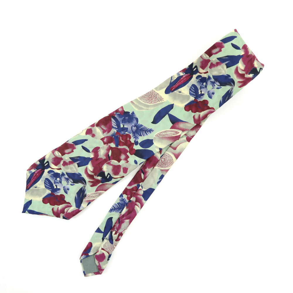 2266 【極美品】 ケンゾー ネクタイ パネル柄 植物柄 ボタニカル 2266 【極美品】 ケンゾー ネクタイ パネル柄 植物柄 ボタニカル