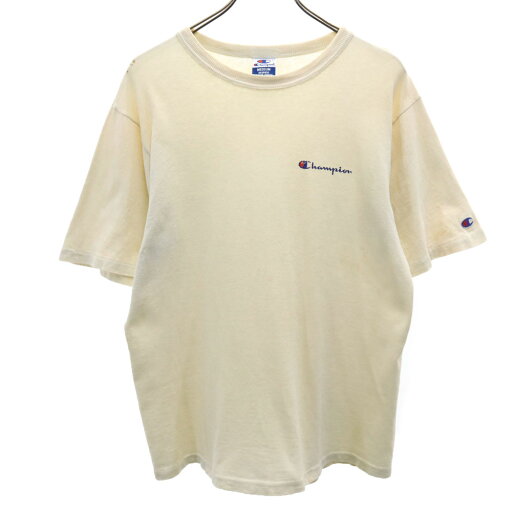 古着 Champion チャンピオン 90s オールド USA製 半袖 Tシャツ M ベージュ AUTHENTIC メンズ 【中古】 古着 Champion チャンピオン 90s オールド USA製 半袖 Tシャツ M ベージュ AUTHENTIC メンズ 【中古】