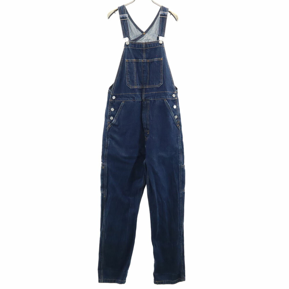 リーバイス × スーパーマリオ コラボ デニム オーバーオール S ネイビー系 Levi's PREMIUM × SUPER MARIO ビックE メンズ 【中古】のサムネイル