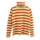 古着 MONCLER モンクレール ブルガリア製 長袖 タートルネック セーター XS マスタード 他 ニット MAGLIONE TRICOT CICLISTA...