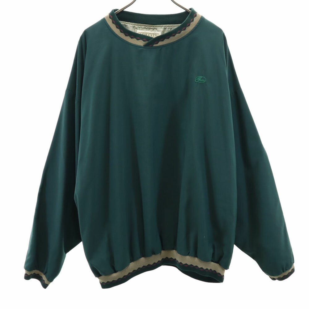 Rakuten - 古着 アッシュシティ オールド 長袖 ピステ XXL 深緑 プルオーバー メンズ 【中古】