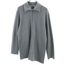 古着 Y's for living ワイズフォーリビング 日本製 フルジップ スウェット L グレー BASICS チュニック レディース 【中古】|詳細画像