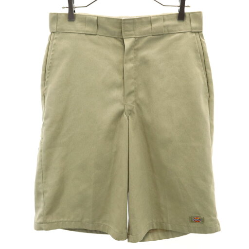 古着 ディッキーズ Dickies チノショートパンツ w32 ベージュ ワーク メンズ 【中古】 古着 ディッキーズ Dickies チノショートパンツ w32 ベージュ ワーク メンズ 【中古】