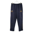 古着 adidas アディダス ロングジャージパンツ L ネイビー 3ライン サッカー オールド メンズ 【中古】 【PD】