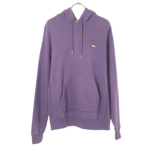 古着 LACOSTE L!VE ラコステライブ 長袖 スウェットパーカー XS パープル プルパーカー トレーナー UNISEX メンズ 【中古】 【PD】 古着 LACOSTE L!VE ラコステライブ 長袖 スウェットパーカー XS パープル プルパーカー トレーナー UNISEX メンズ 【中古】 【PD】