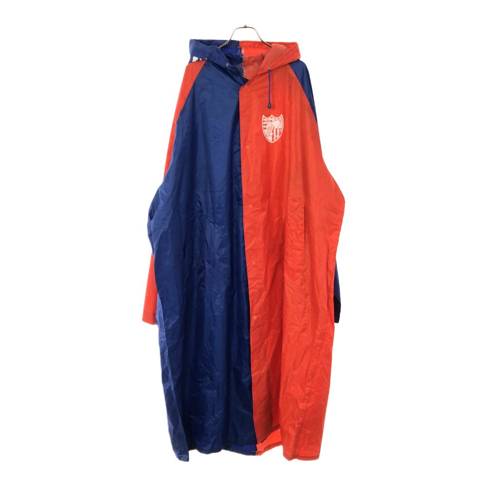 FC TOKYO サッカー ロング レインコート ブルー×レッド FC東京 メンズ 【中古】 【PD】