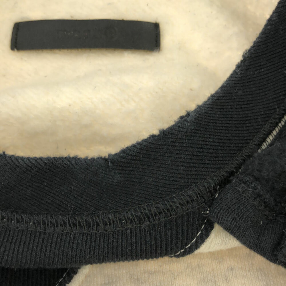 古着 marka マーカ 日本製 長袖 ツートン スウェットパーカー 1 ホワイト×ブラック メンズ 【中古】