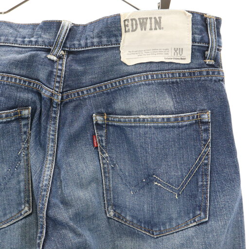 古着 EDWIN エドウィン ストレートデニムパンツ w30 EXCLUSIVE VINTAGE XV ジーンズ メンズ 【中古】