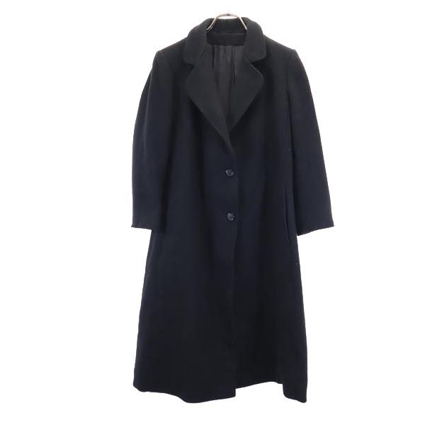 古着 スポーツマックス SPORTMAX チェスターコート ブラック レディース 【中古】
