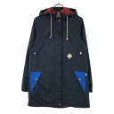 古着 BURTON バートン スノーボード ジップジャケット S ネイビー系 裏メッシュ フード スノボ コート レディース 【中古】 【PD】
