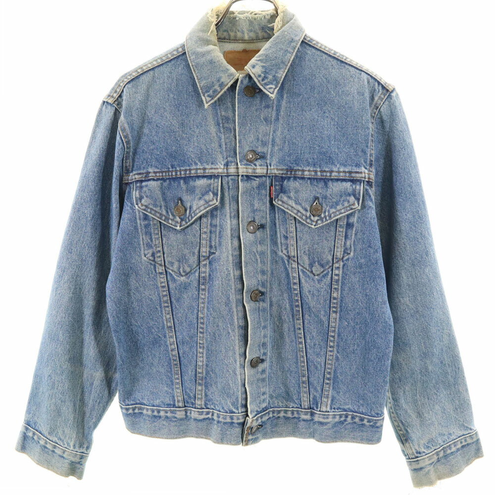 Rakuten - 古着 Levi's リーバイス 70s 80s USA製 ヴィンテージ 長袖 デニムジャケット 38 ジージャン メンズ 【中古】