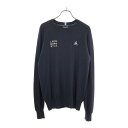 古着 ルコックスポルティフ le coq sportif 刺繍 ゴルフ 長袖 セーター M ネイビー ニット メンズ 【中古】