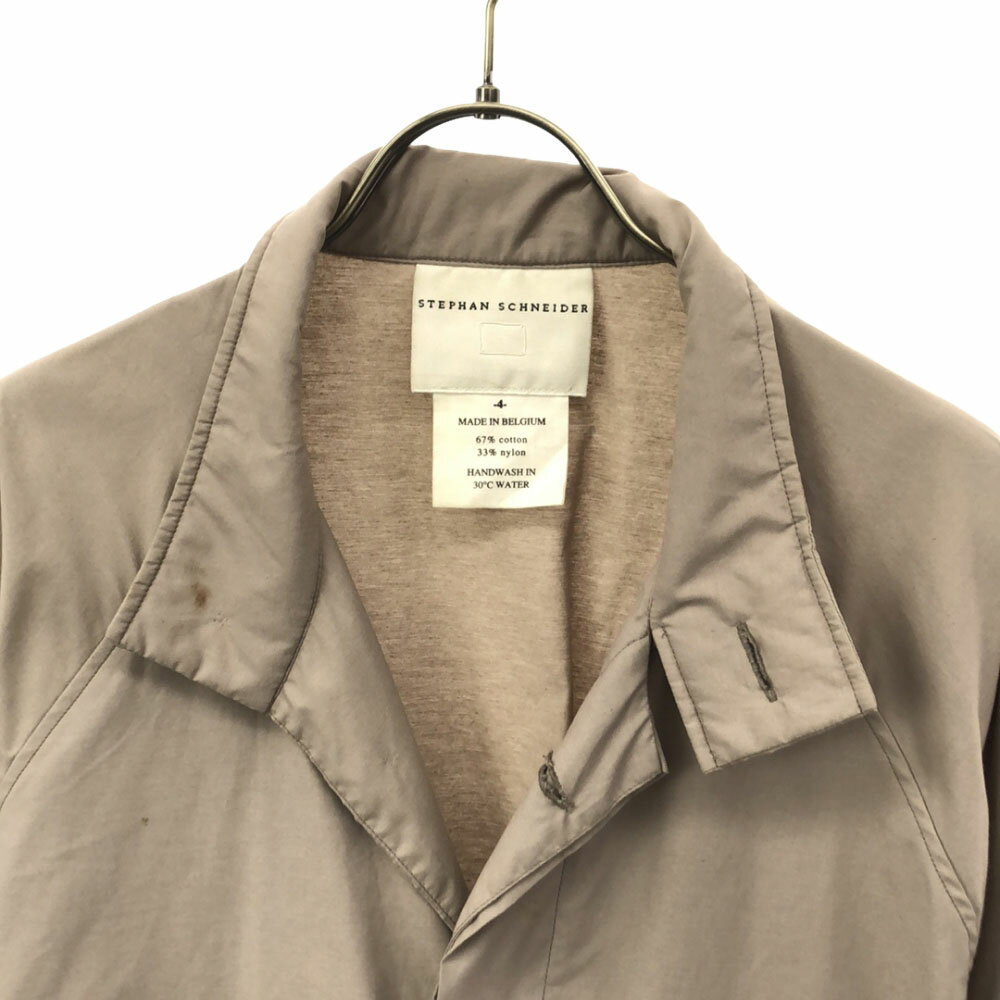 古着 STEPHAN SCHNEIDER ステファンシュナイダー ロングコート 4 ベージュ系 メンズ 【中古】