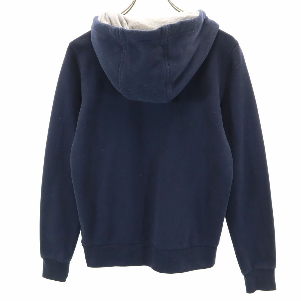 古着 Guess ゲス 韓国製 長袖 スウェットパーカー XS ネイビー プルオーバー メンズ 【中古】