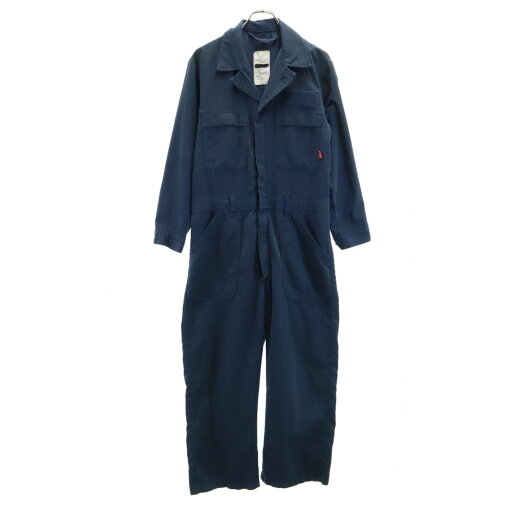 古着 U.S.NAVY ユーエスネイビー 長袖 つなぎ 40S ネイビー オールインワン IDEALジップ メンズ 【中古】 古着 U.S.NAVY ユーエスネイビー 長袖 つなぎ 40S ネイビー オールインワン IDEALジップ メンズ 【中古】