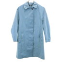 古着 Mackintosh マッキントッシュ スコットランド製 コットンラバープルーフ レインコート 34 ブルー系 レディース 【中古】 【PD】