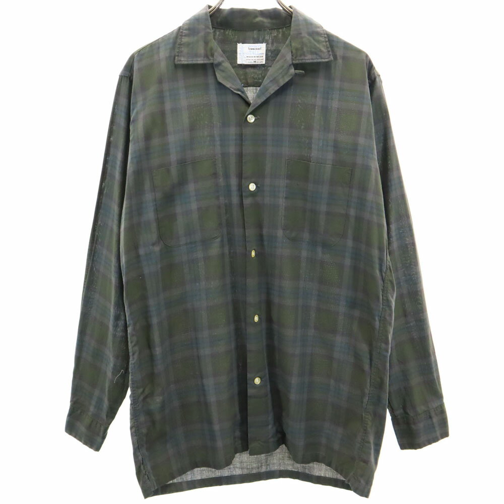 50s-60s PENNEY'S TOWNCRAFT 絣柄プリント薄手ネルシャツ 楽天市場】ペニーズ タウンクラフト（カジュアルシャツ｜トップス