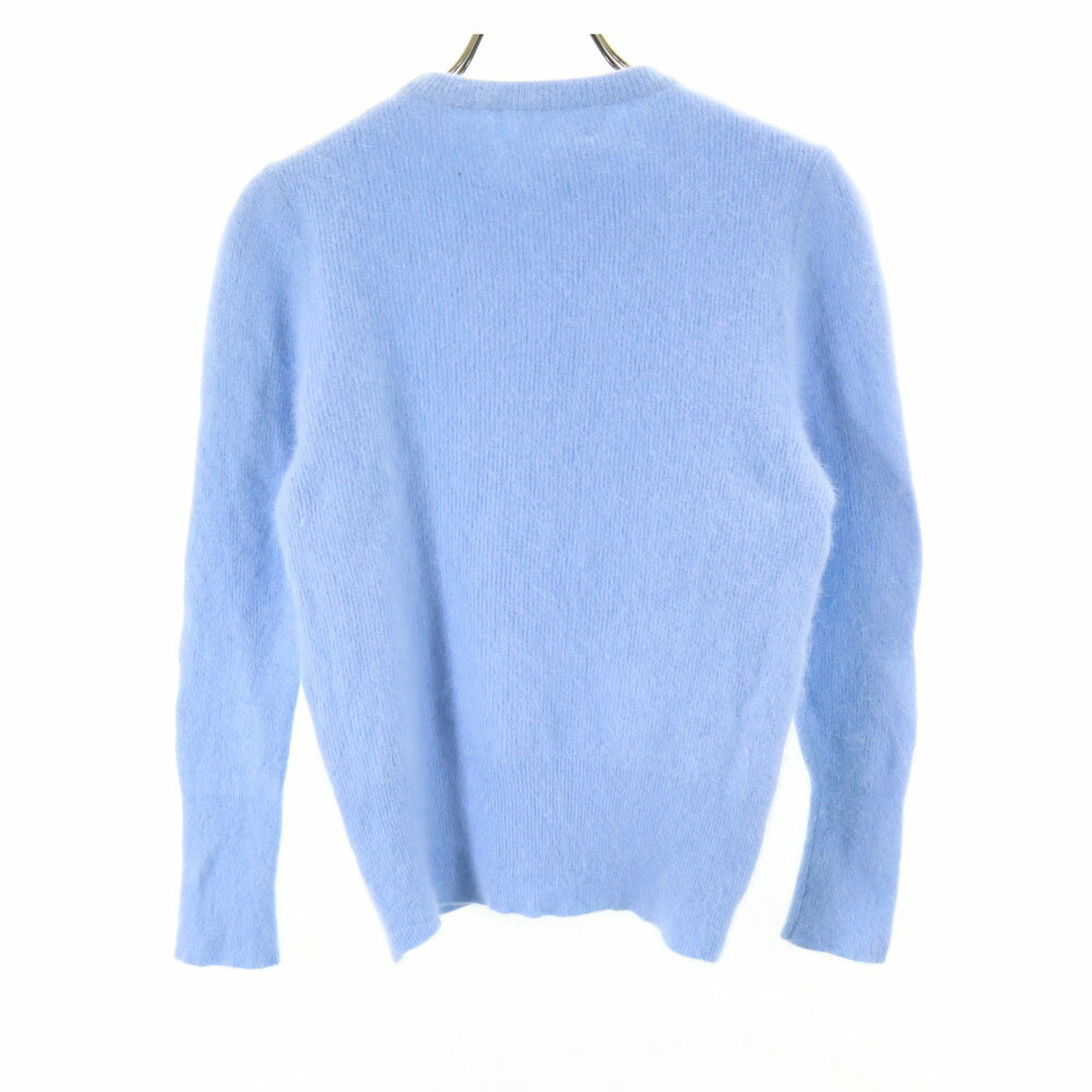 古着 Amita 80s アンゴラブレンド ヴィンテージ 長袖 セーター 水色 ニット レディース 【中古】