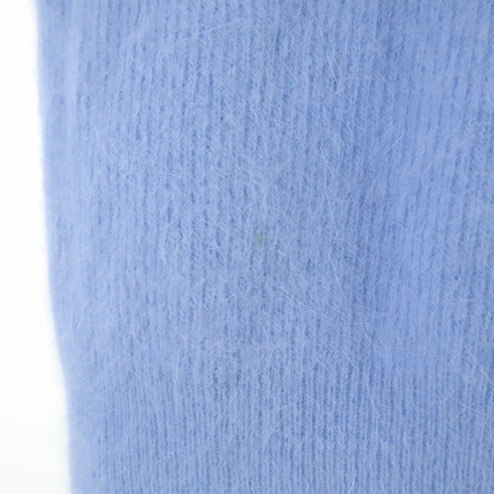 古着 Amita 80s アンゴラブレンド ヴィンテージ 長袖 セーター 水色 ニット レディース 【中古】