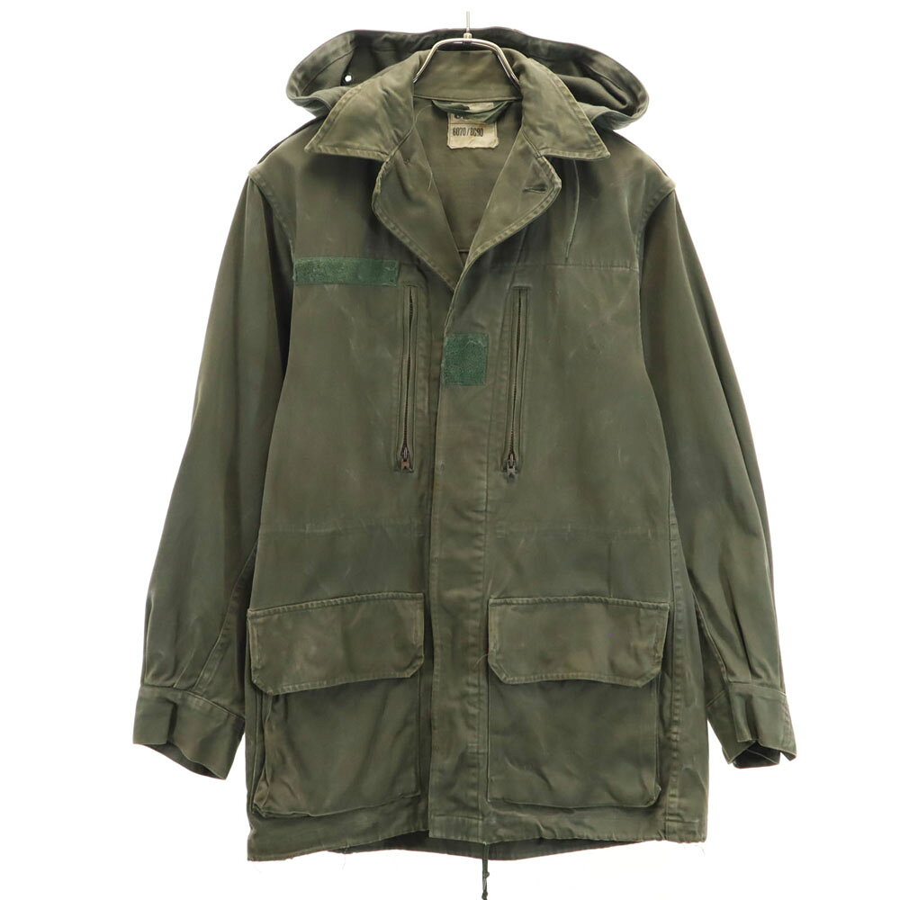 古着 FRENCH ARMY フランス軍 70s ヴィンテージ F2パーカー ミリタリージャケット 92C オリーブ メンズ 【中古】