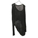 古着 HELMUT LANG ヘルムートラング アルパカシルクブレンド 長袖 アシメントリー ニット S ブラウン セーター レディース 【中古】 【PD】